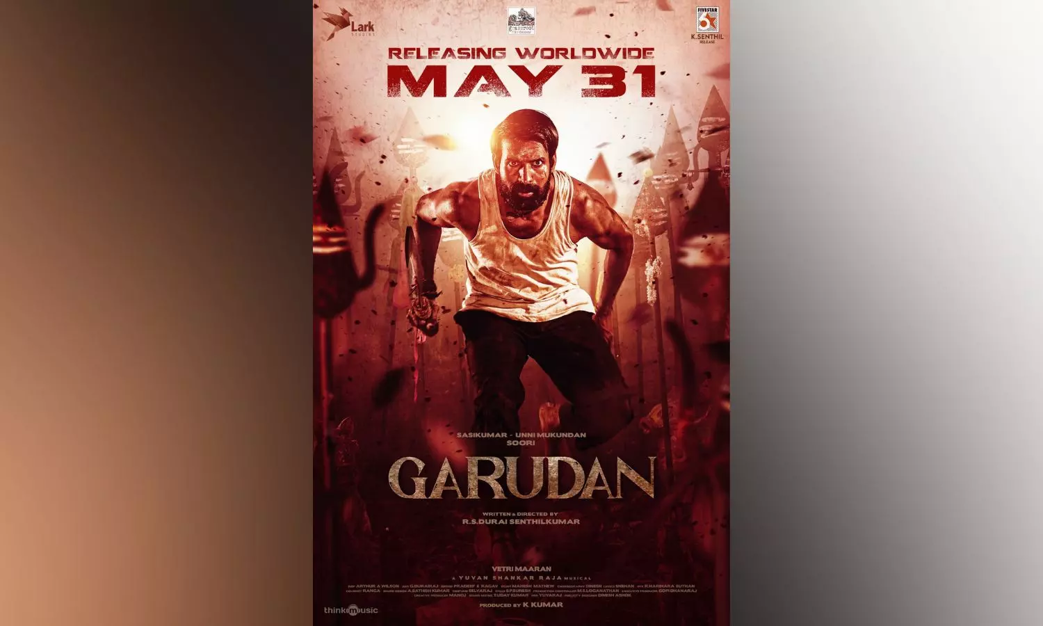 Soori’s Garudan to hit screens on May 31