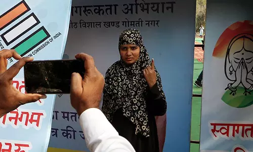 Lok Sabha Elections: 24.87 pc Voter turnout recorded till 11 am; West Bengal records highest, J-K lowest