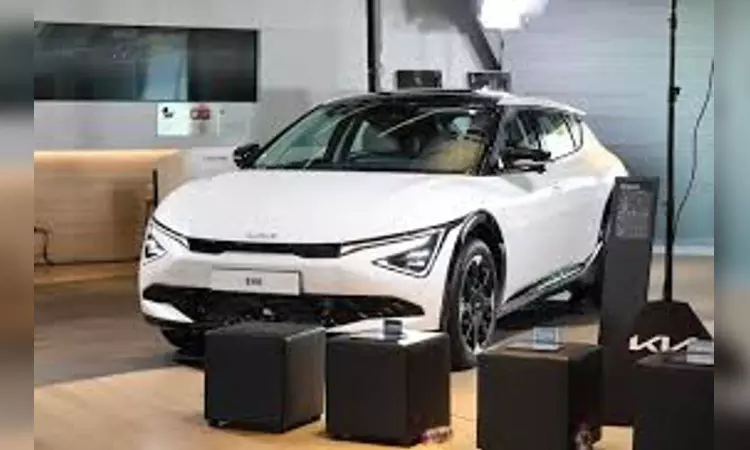 Kia unveils revamped EV6 electric vehicle Kia unveils revamped EV6 electric vehicle