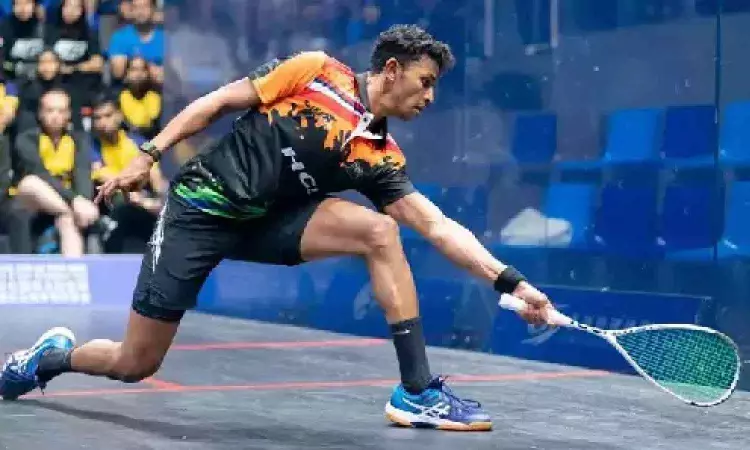 Three young squash players including Velavan Senthilkumar in TOPS programme