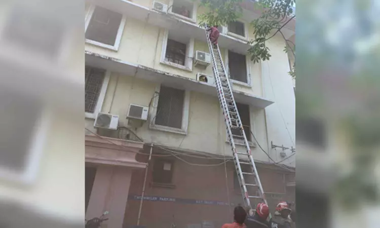 Seven rescued from after fire breaks out at Income Tax office in Delhi