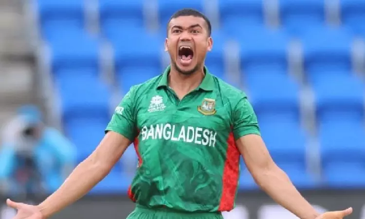 Injured Taskin Ahmed receives surprise call-up to Bangladesh T20 WC squad