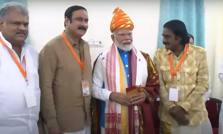 LS polls: NDA leaders Vasan and Anbumani witnesses PM Modis nomination
