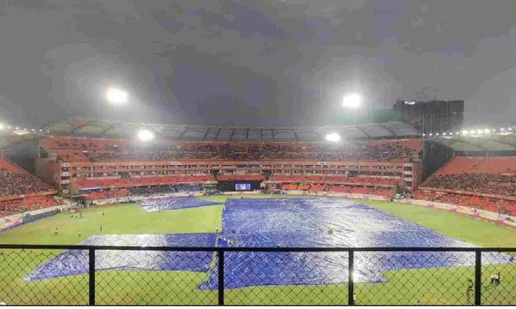 IPL 2024: Toss for Sunrisers Hyderabad-Gujarat Titans game delayed due to rain IPL 2024: Toss for Sunrisers Hyderabad-Gujarat Titans game delayed due to rain