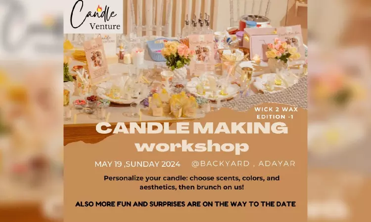 Craft your dream candle with The Candle Ventures Wick2Wax workshop Craft your dream candle with The Candle Ventures Wick2Wax workshop