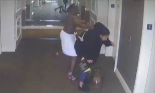 Video appears to show Sean ‘Diddy’ Combs beating singer Cassie in hotel hallway in 2016