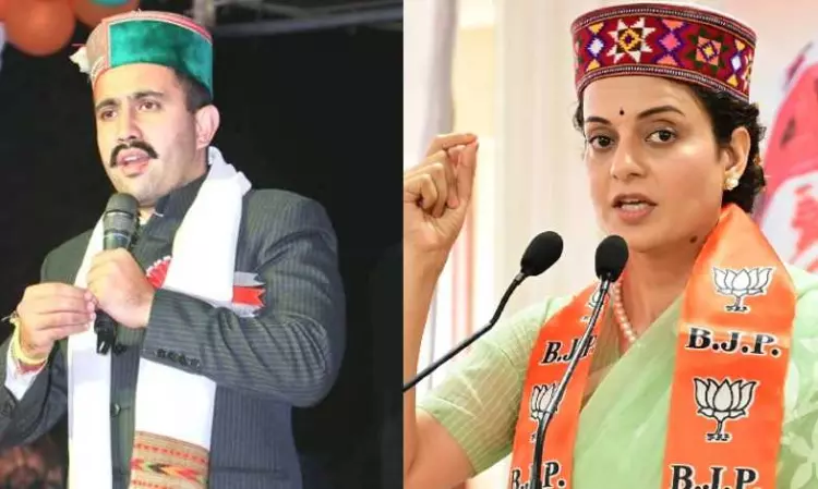 Queen Kangana vs royal Vikramaditya on Himachals Mandi seat: Clash of richest titans Queen Kangana vs royal Vikramaditya on Himachals Mandi seat: Clash of richest titans