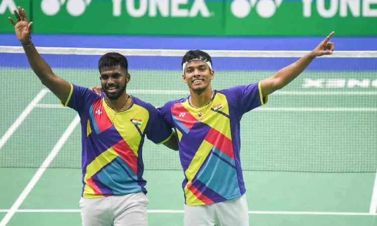 Satwik-Chirag pair outplays world no.1 Goh-Nur to sail into Singapore Open semifinals Satwik-Chirag pair outplays world no.1 Goh-Nur to sail into Singapore Open semifinals