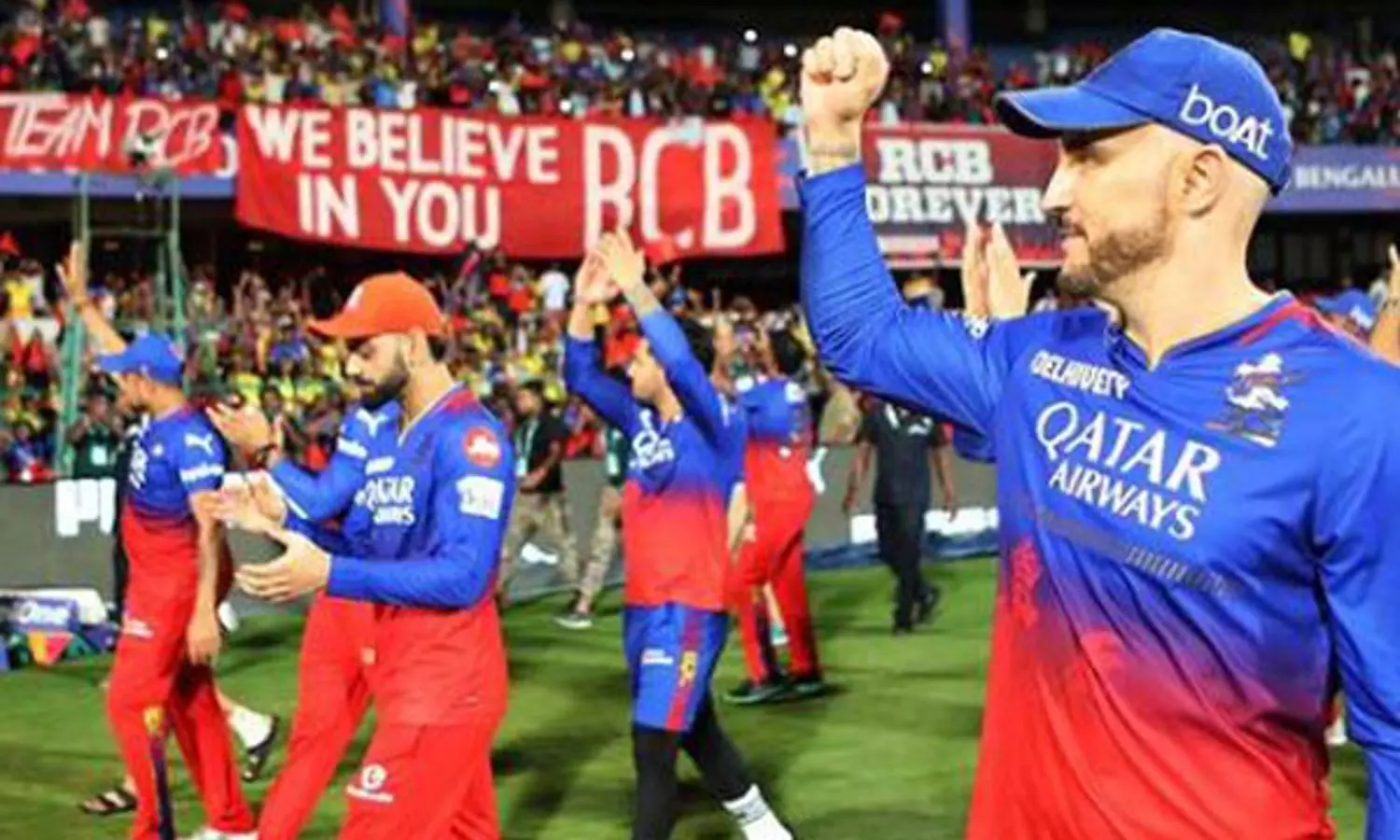 "How fun was that....": RCB skipper Faf on teams miraculous playoff qualification "How fun was that....": RCB skipper Faf on teams miraculous playoff qualification