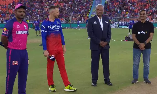 IPL 2024 Eliminator: RR wins the toss, chooses to field first against RCB IPL 2024 Eliminator: RR wins the toss, chooses to field first against RCB