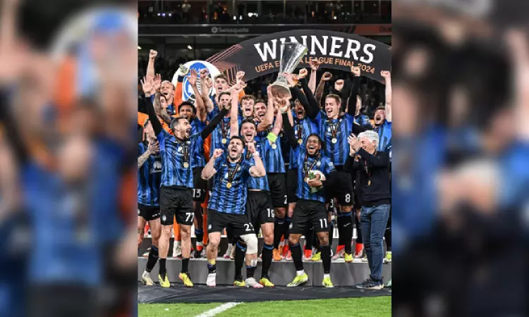 Lookman scores hat-trick as Atalanta stun Leverkusen to win Europa League title