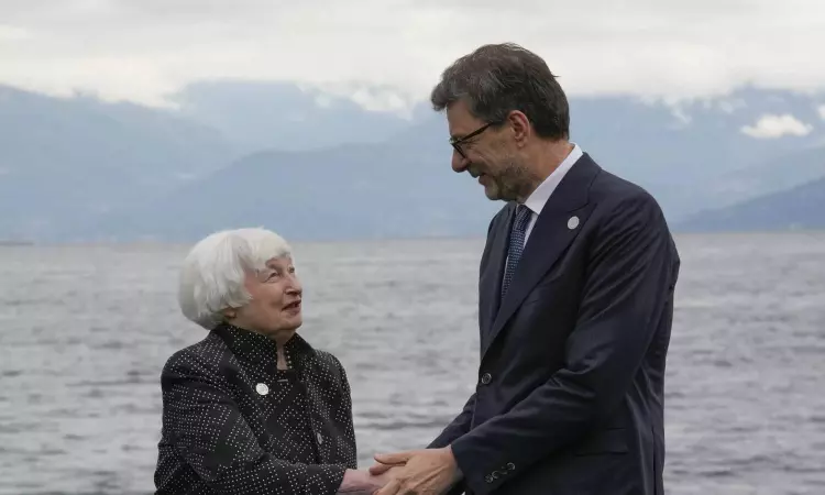 US pushes for Ukraine aid, united front against Chinas trade practices at G7 finance meeting US pushes for Ukraine aid, united front against Chinas trade practices at G7 finance meeting