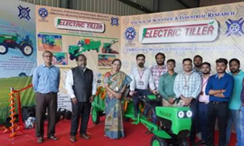 CSIR-CMERI launches new electric tiller for small and marginal farmers