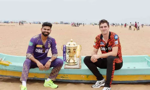 Both captains chilling on the eve of final