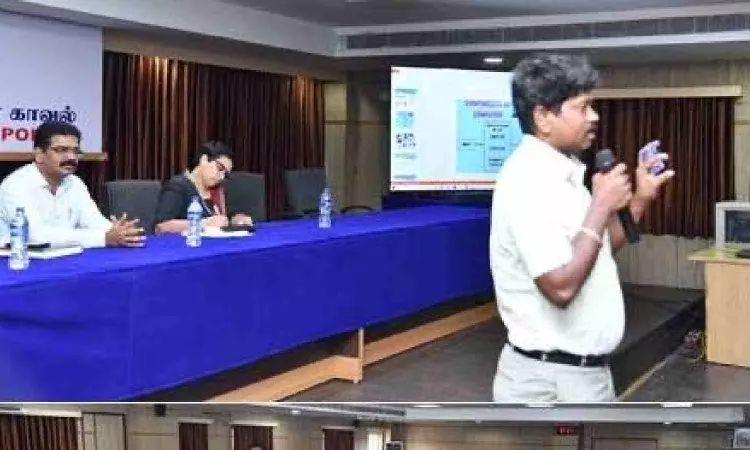 Chennai police conduct cyber crime workshop for women personnel Chennai police conduct cyber crime workshop for women personnel