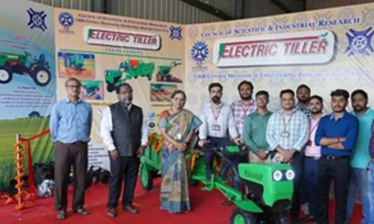 CSIR-CMERI launches new electric tiller for small and marginal farmers