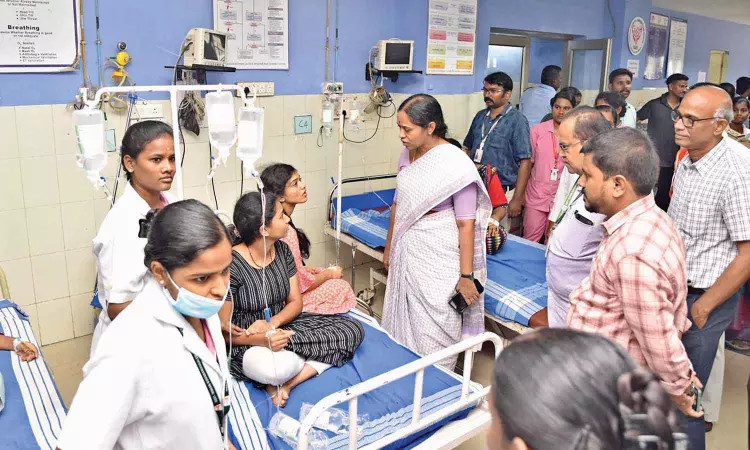 Over 20 students in Salem hospitalised due to food poisoning Over 20 students in Salem hospitalised due to food poisoning