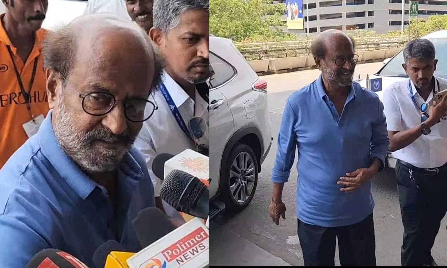 En route to the Himalayas, actor Rajinikanth says peace and harmony can only be achieved with spirituality