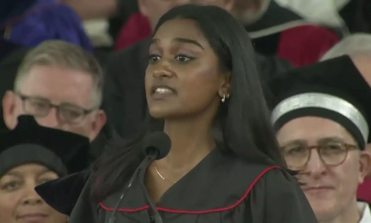 Harvard, do you hear us? Indian American student Shruthi Kumar in graduation speech slams Ivy League school over punishment, censorship of Gaza protestors
