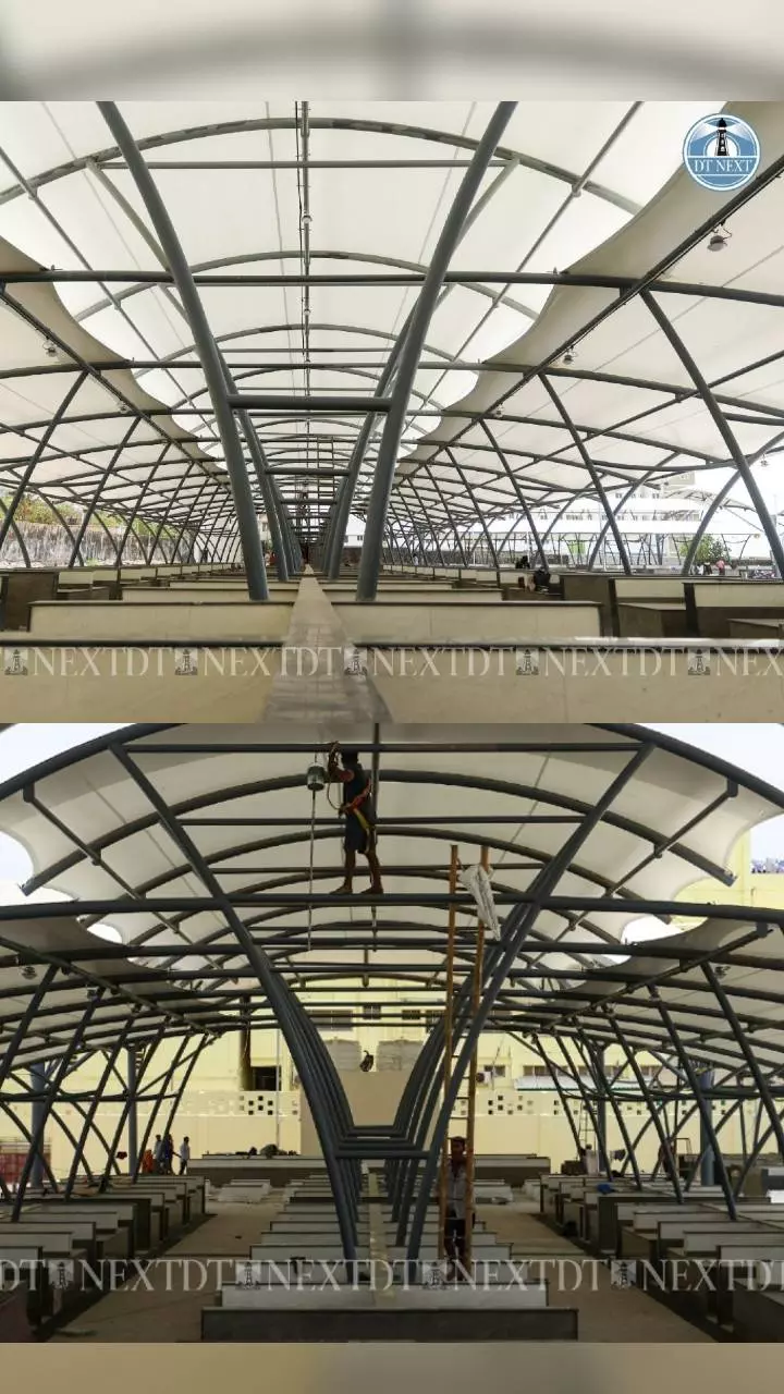 Newly constructed fish market at Loop Road in Chennai