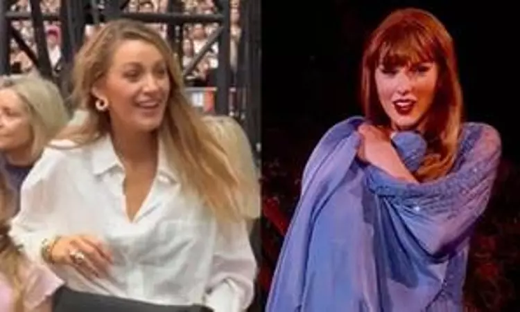 Blake Lively attends Taylor Swifts first Madrid Eras show with Haim sisters Blake Lively attends Taylor Swifts first Madrid Eras show with Haim sisters