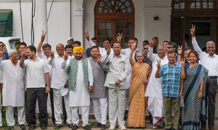 INDIA bloc leaders meet in show of unity as countdown to results begins; claim bloc winning 295+