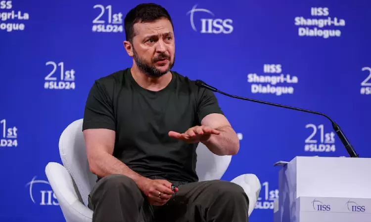 Ukraines Zelenskiy dominates Asia security conference as China, Taiwan trade barbs Ukraines Zelenskiy dominates Asia security conference as China, Taiwan trade barbs