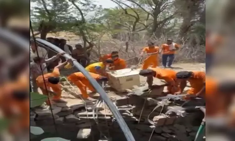 NDRF joins rescue operation of 13-year-old who fell in well