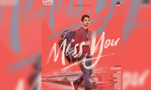 Release of actor Siddharths Miss You postponed