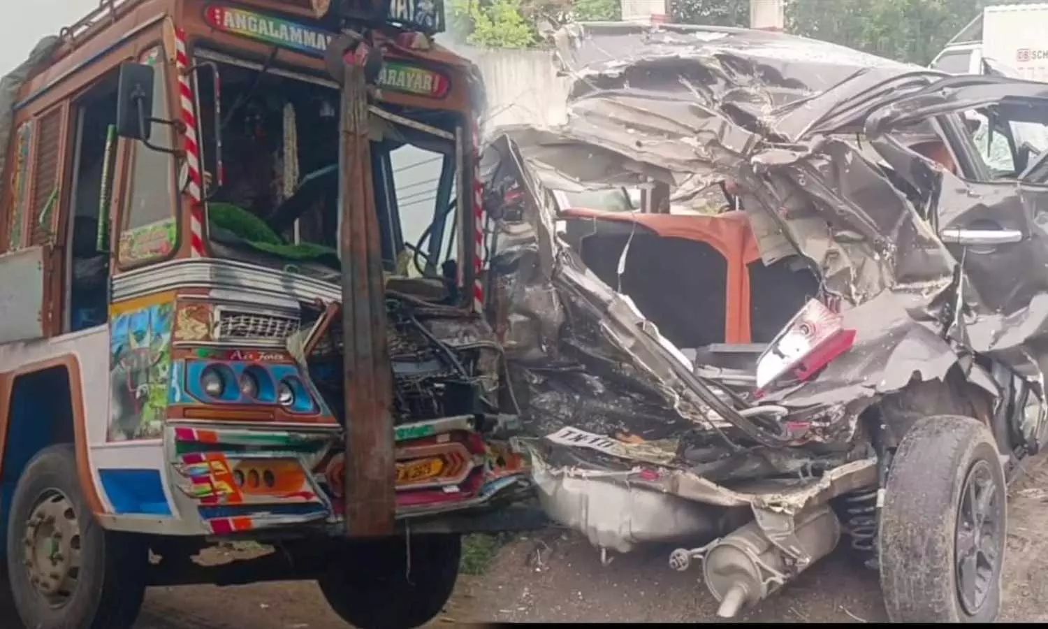 Two of a family including 7-year-old boy killed in car-lorry collision on Chennai-Tiruchy highway