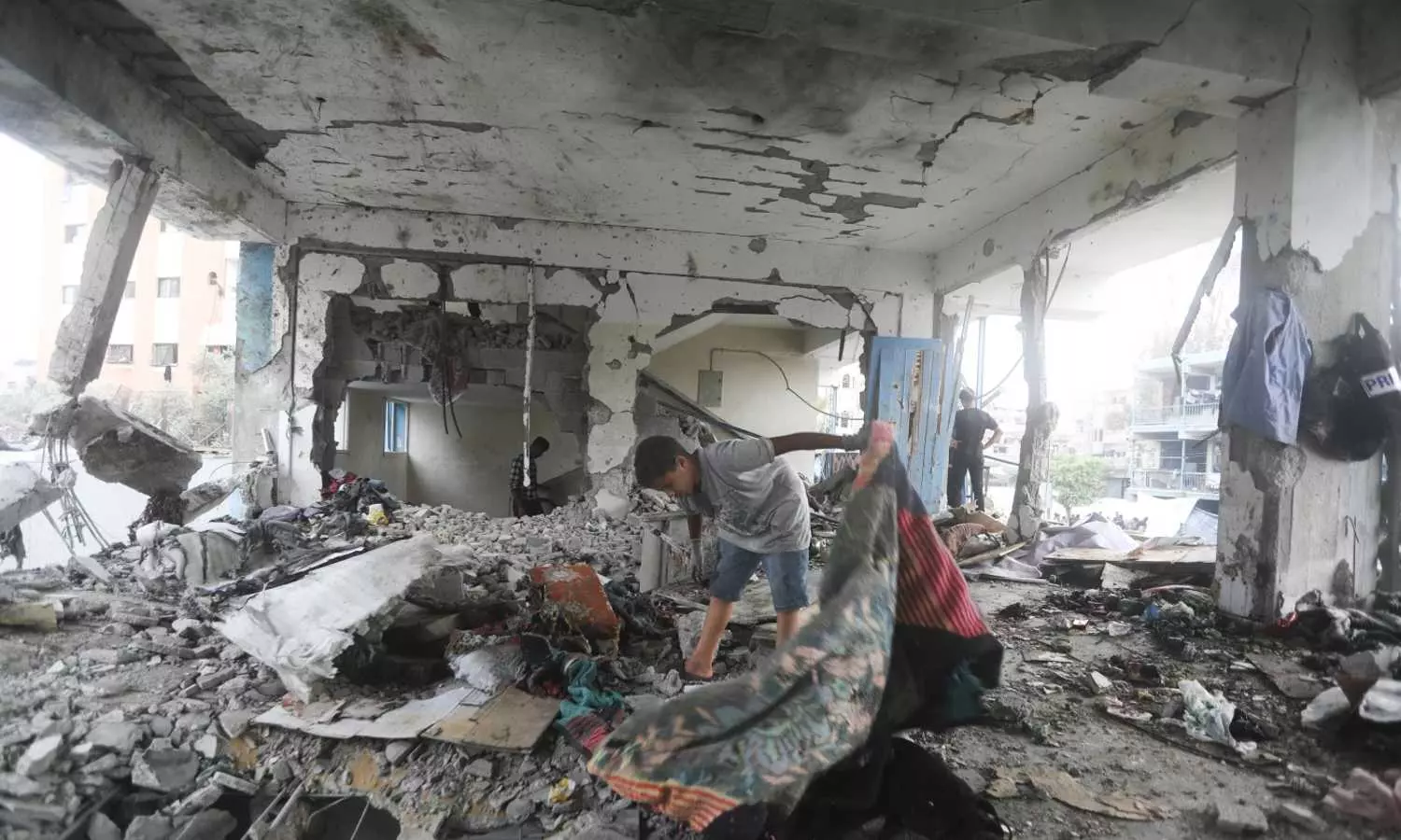 Israeli strike kills at least 33 people at a Gaza school the military claims was being used by Hamas