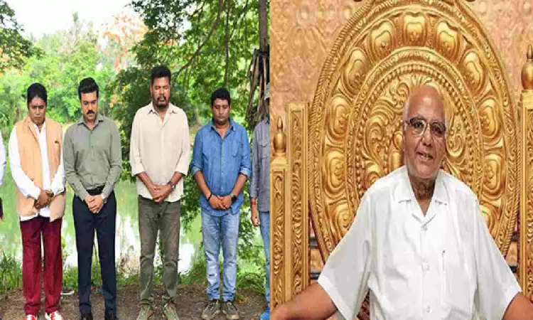 Ram Charan, S Shankar pay last tribute to Ramoji Rao on sets of Game Changer Ram Charan, S Shankar pay last tribute to Ramoji Rao on sets of Game Changer