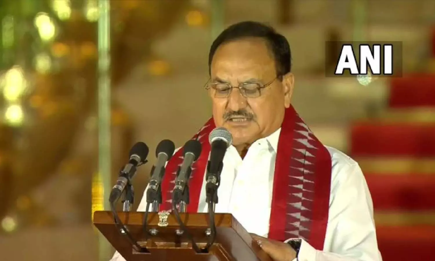 BJP leader JP Nadda takes oath as a Union Cabinet... ... Modi 3.0 new Cabinet HIGHLIGHTS: Narendra Modi takes oath as PM for third time, 72 ministers sworn in BJP leader JP Nadda takes oath as a Union Cabinet... ... Modi 3.0 new Cabinet HIGHLIGHTS: Narendra Modi takes oath as PM for third time, 72 ministers sworn in