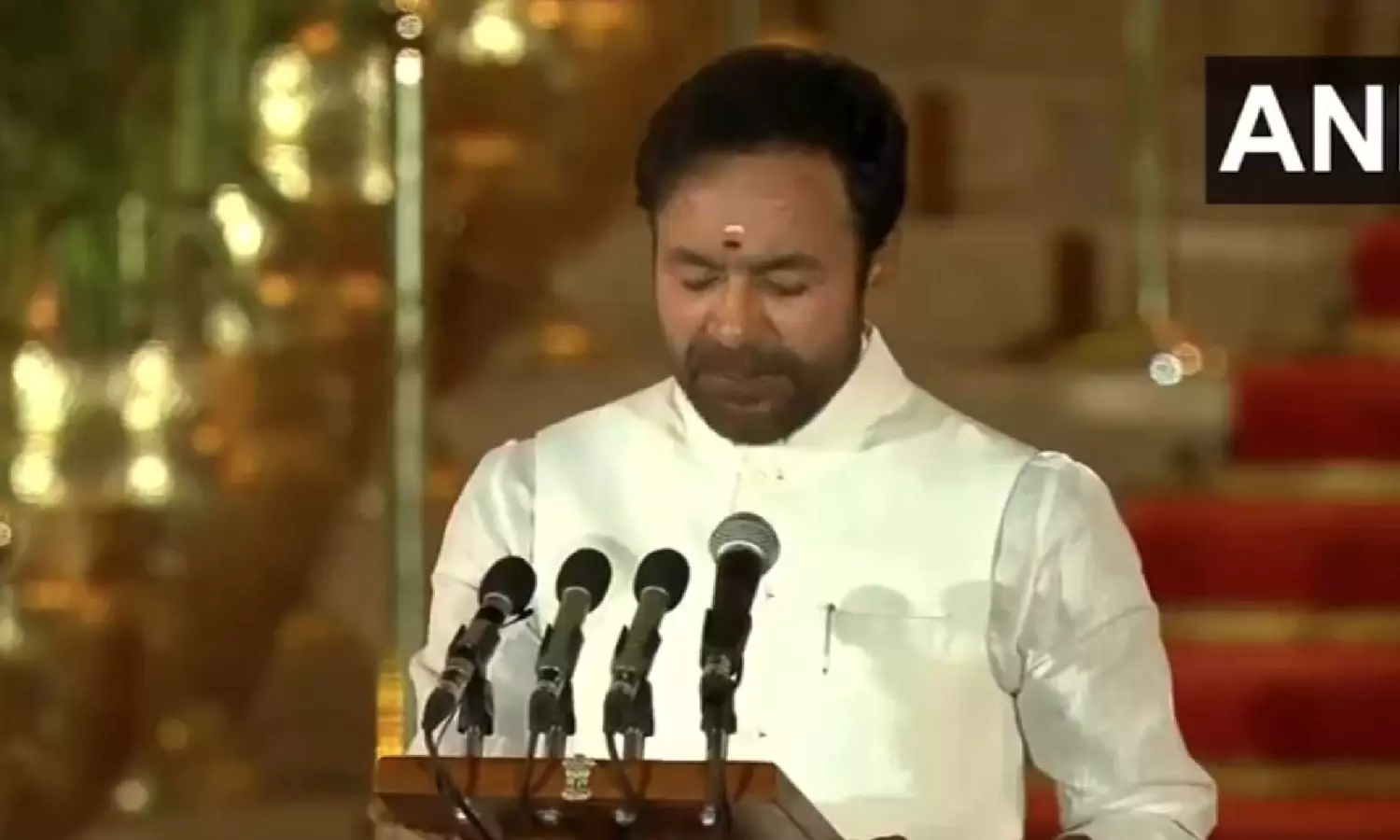BJP leader Gangapuram Kishan Reddy sworn-in as... ... Modi 3.0 new Cabinet HIGHLIGHTS: Narendra Modi takes oath as PM for third time, 72 ministers sworn in BJP leader Gangapuram Kishan Reddy sworn-in as... ... Modi 3.0 new Cabinet HIGHLIGHTS: Narendra Modi takes oath as PM for third time, 72 ministers sworn in