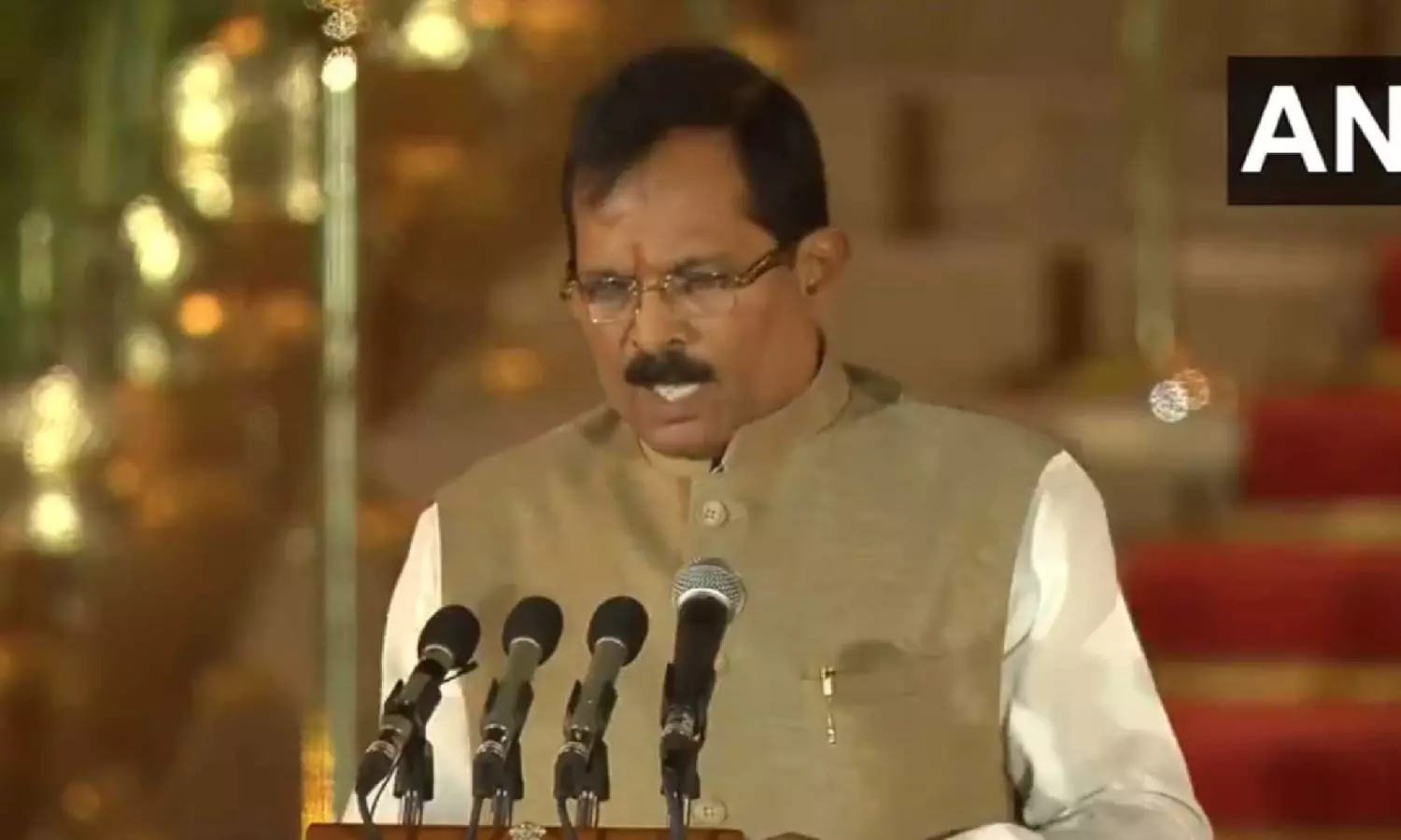 BJP leader Shripad Yesso Naik sworn in as Union... ... Modi 3.0 new Cabinet HIGHLIGHTS: Narendra Modi takes oath as PM for third time, 72 ministers sworn in BJP leader Shripad Yesso Naik sworn in as Union... ... Modi 3.0 new Cabinet HIGHLIGHTS: Narendra Modi takes oath as PM for third time, 72 ministers sworn in