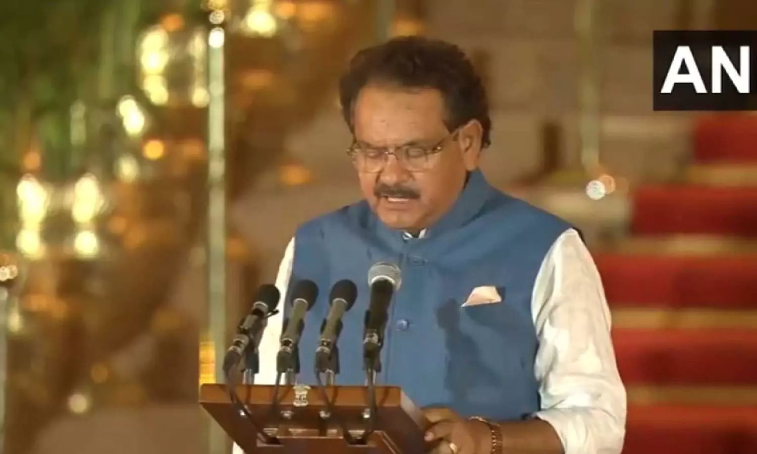 BJP leader S. P. Singh Baghel sworn in as... ... Modi 3.0 new Cabinet HIGHLIGHTS: Narendra Modi takes oath as PM for third time, 72 ministers sworn in BJP leader S. P. Singh Baghel sworn in as... ... Modi 3.0 new Cabinet HIGHLIGHTS: Narendra Modi takes oath as PM for third time, 72 ministers sworn in