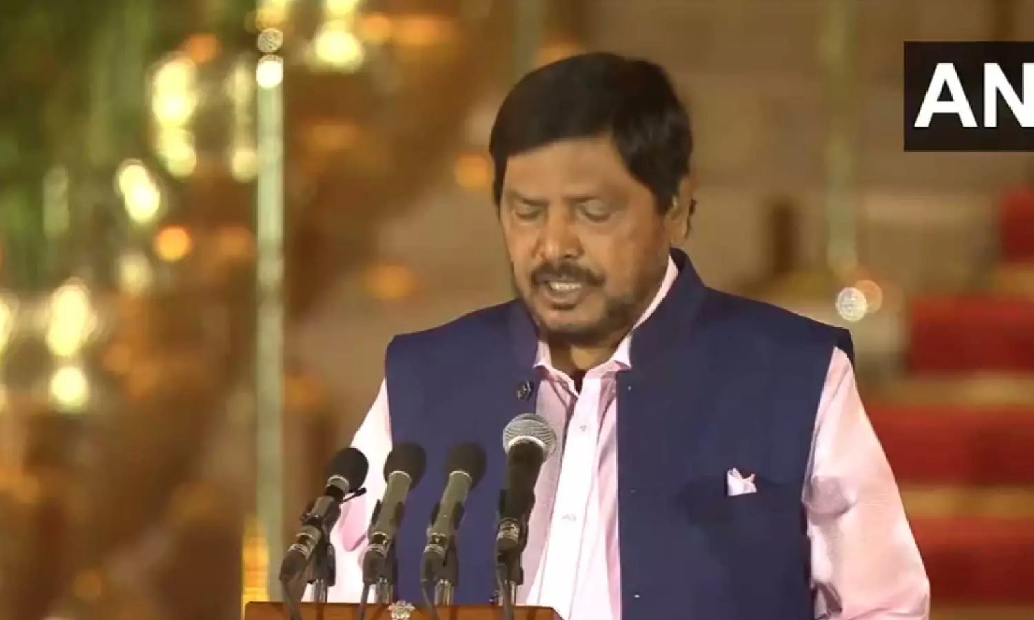 BJP leader Ramdas Athawale takes oath as a Union... ... Modi 3.0 new Cabinet HIGHLIGHTS: Narendra Modi takes oath as PM for third time, 72 ministers sworn in BJP leader Ramdas Athawale takes oath as a Union... ... Modi 3.0 new Cabinet HIGHLIGHTS: Narendra Modi takes oath as PM for third time, 72 ministers sworn in