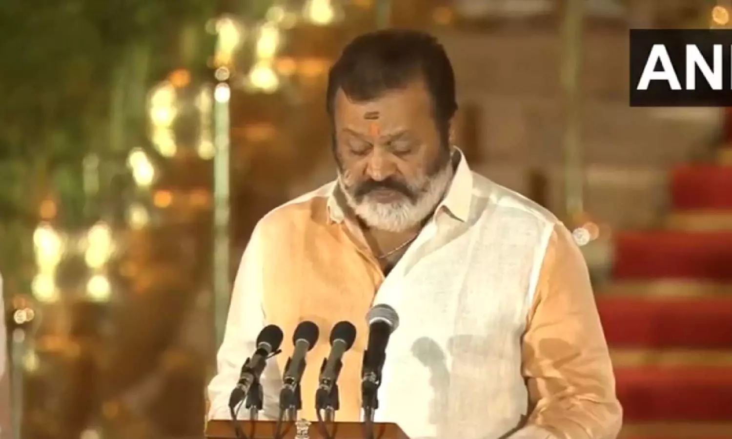 BJP leader Suresh Gopi sworn in as Union Minister... ... Modi 3.0 new Cabinet HIGHLIGHTS: Narendra Modi takes oath as PM for third time, 72 ministers sworn in BJP leader Suresh Gopi sworn in as Union Minister... ... Modi 3.0 new Cabinet HIGHLIGHTS: Narendra Modi takes oath as PM for third time, 72 ministers sworn in
