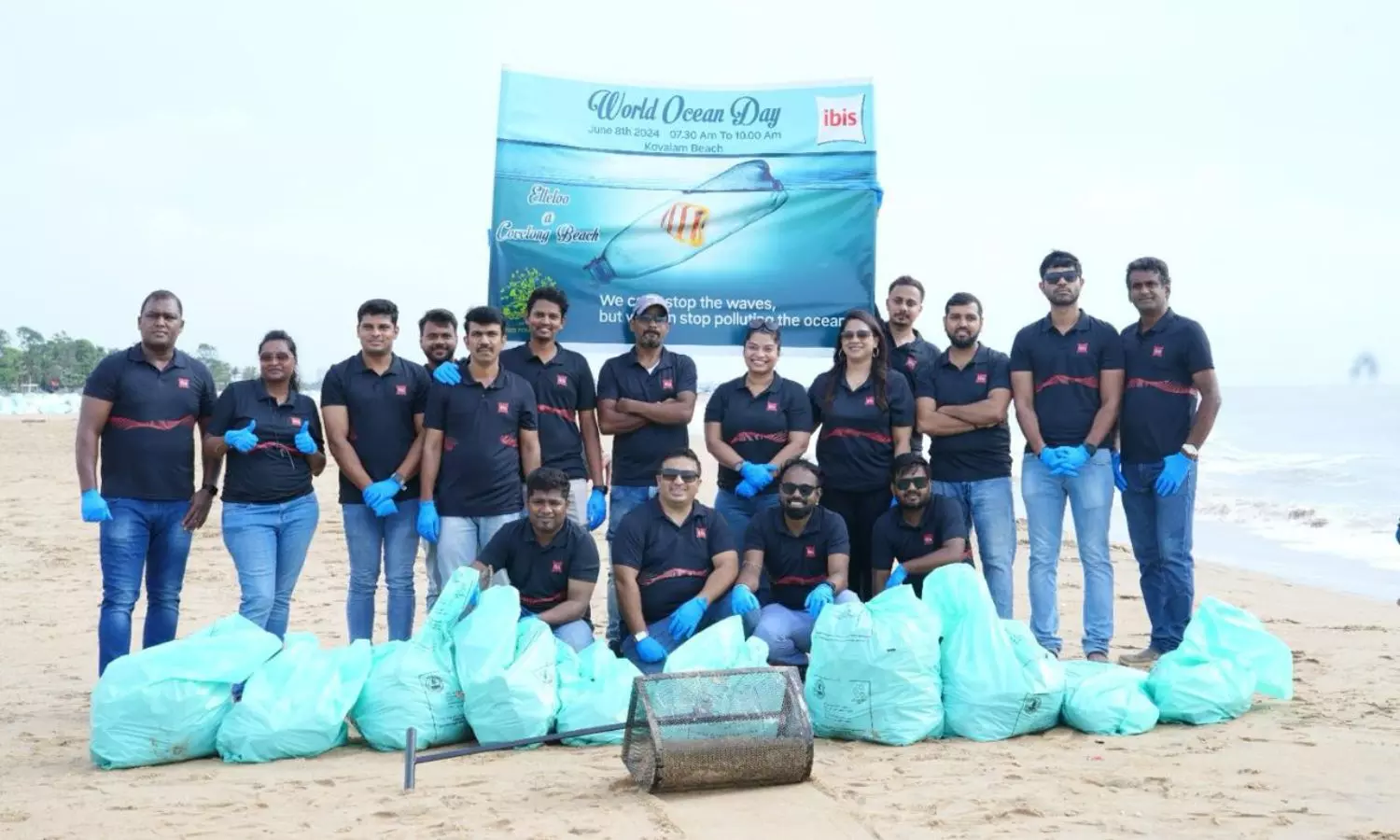 Hotels and NGOs partner for Kovalam Beach clean-up & ocean awareness campaign