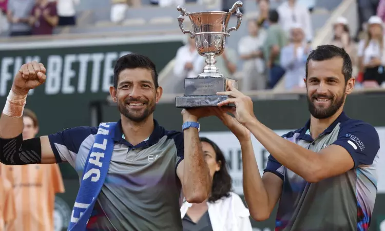 Arevalo and Pavic beat Bolelli and Vavassori to win mens French Open doubles title