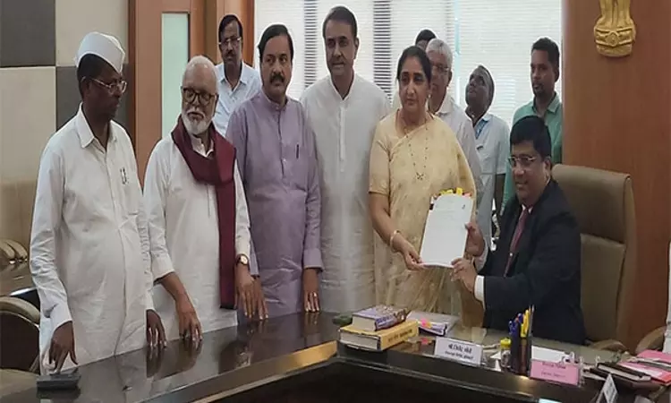 Maharashtra: Sunetra Pawar files nomination for Rajya Sabha bye-election