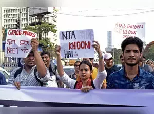 Protest over NEET-UG row in West Bengal, TMC demands SC-monitored probe Protest over NEET-UG row in West Bengal, TMC demands SC-monitored probe