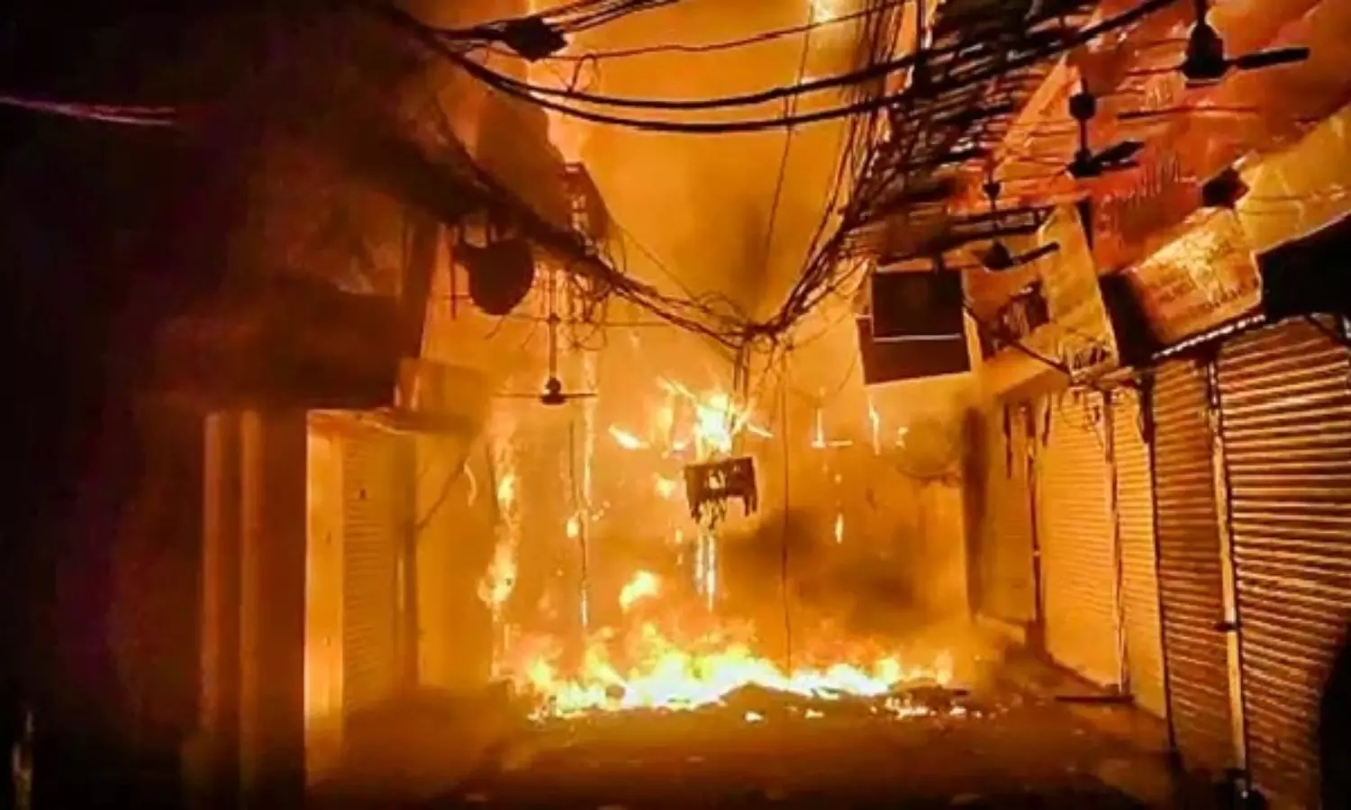 Losses in Chandni Chowk fire likely to be in crores, traders say everything reduced to ashes Losses in Chandni Chowk fire likely to be in crores, traders say everything reduced to ashes