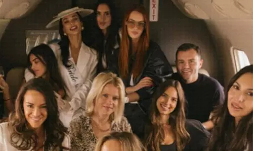 Amy Jackson gives a sneak peek into her bachelorette party