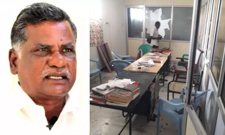 Mutharasan condemns attack on CPM office in Tirunelveli over support to inter-caste marriage, demands law to prevent honour killings Mutharasan condemns attack on CPM office in Tirunelveli over support to inter-caste marriage, demands law to prevent honour killings