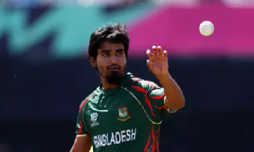T20 World Cup: Bangladeshs Tanzim Hasan Sakib fined for code of conduct violation