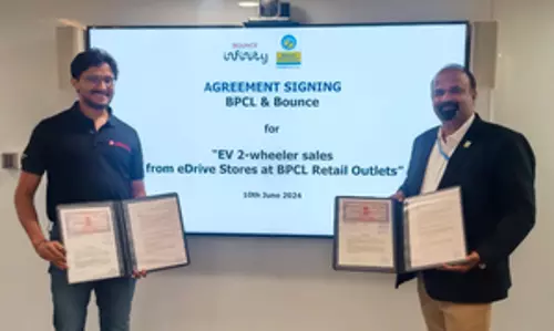 BPCL, Bounce Infinity join hands to launch eDrive stores to boost EV adoption