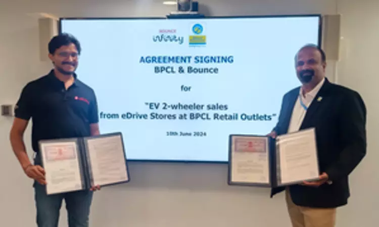 BPCL, Bounce Infinity join hands to launch eDrive stores to boost EV adoption