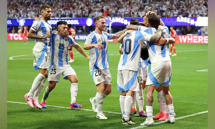 Copa America: Messi creates both goals as Argentina opens title defence by beating Canada 2-0 Copa America: Messi creates both goals as Argentina opens title defence by beating Canada 2-0