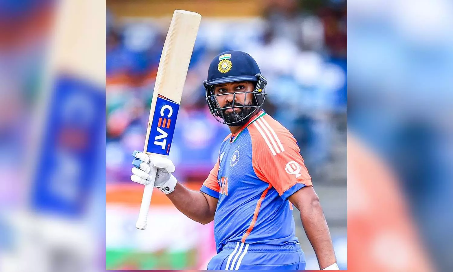 India post 205/5 against Australia after Rohits 92